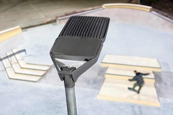 Skatepark mit Floodlight 20 LED