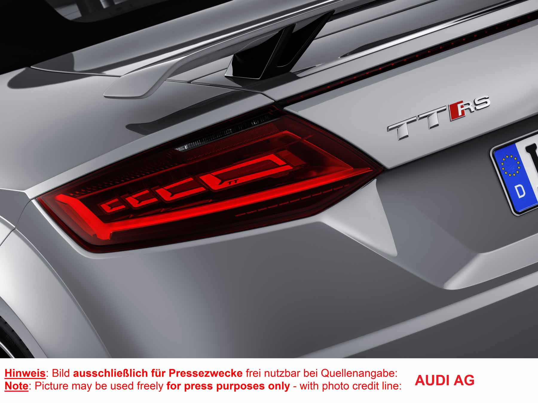 OLED Heckleuchte Audi TTRS Roadster