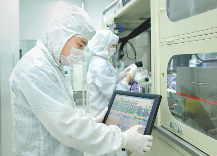 LED-assembly plant in China