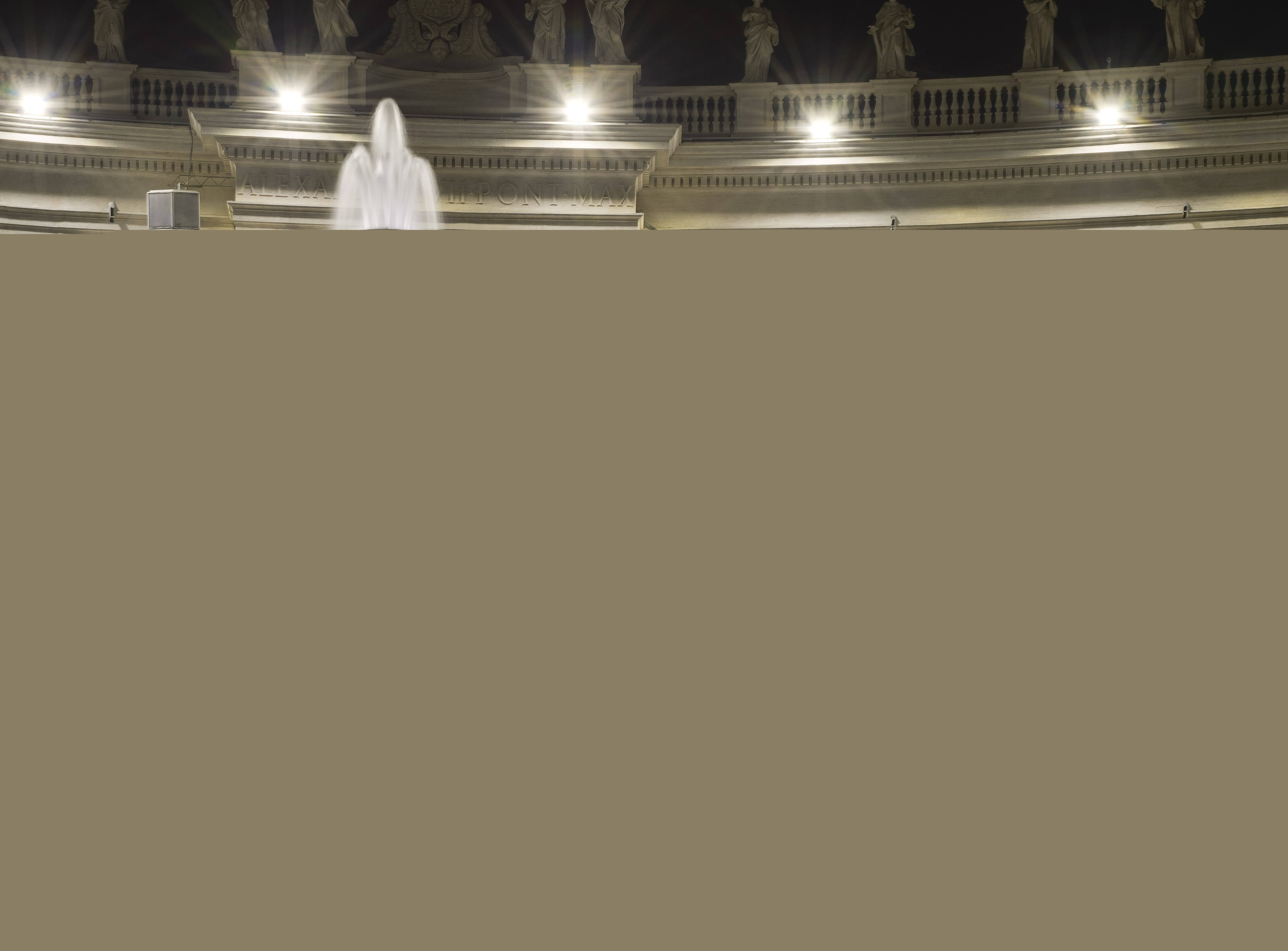 The Vatican searched for an energy-efficient solution that could provide sufficient brightness and also discreetly blends into the existing architecture